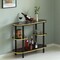 Wooden Console Table Mini Bar Cabinet, Modern Style and Versatile Piece of Furniture that Adapts to Various Roles from Coffee and Tea Haven, Drink Station or a Beer Island in your Kitchen
